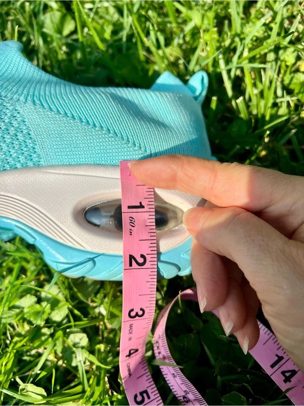Mishansha Light Teal Aqua Running Athletic Sneakers Tennis Shoe Women 11 nurse